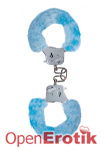 Furry Fun Cuffs - Pale Blue Plush (Scala - ToyJoy)