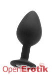 Large Diamont Butt Plug - Black (Shots Toys - Ouch!) Large Diamont Butt Plug - Black (Shots Toys - Ouch!)