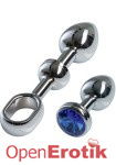 Alu-Plug mit Stoßgriff und Schmuckstein klein - Chrome (Malesation) Alu-Plug mit Stoßgriff und Schmuckstein klein - Chrome (Malesation)