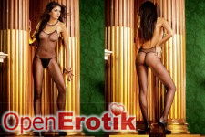 Nackenhalter Bodystocking - schwarz - One Size