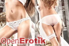 Slip mit Spitzen-Bord&uuml;re - M/L