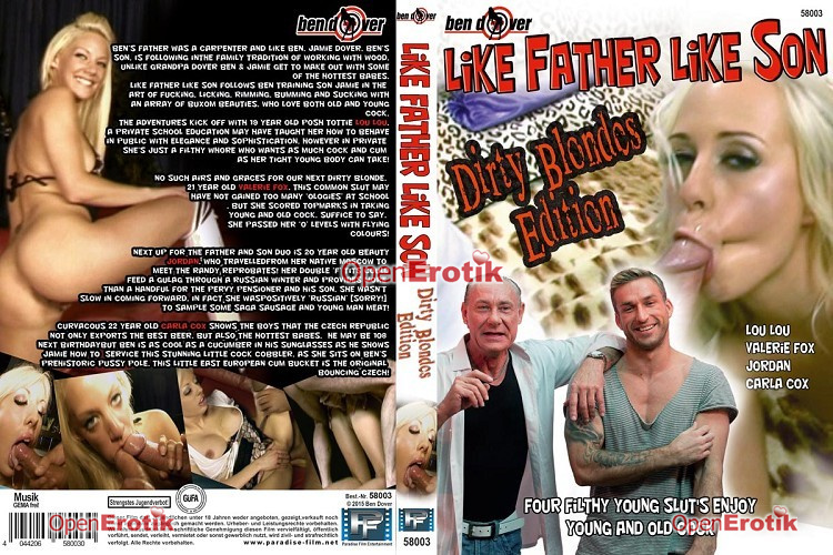 Like Father Like Son Porn - Like Father Like Son - Dirty Blondes Edition - porn DVD Ben Dover buy  shipping