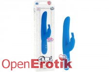 10 Function Silicone Bounding Bunny - Blue