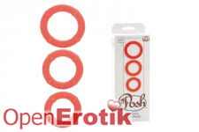 Silicone Love Rings - Orange