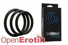 OptiMALE - 3 C-Ring Set - Thin - Black
