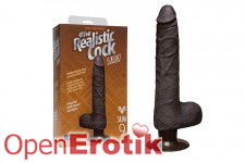 The Realistic Cock - UR3 Vibrator - 9 Inch  - Black