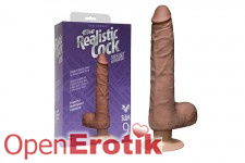 The Realistic Cock - UR3 Vibrator - 9 Inch  - Brown