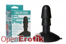 Vac-U-Lock Suction Cup Plug - Black
