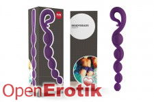 Analdildo Bendy Beads - violett