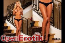Sexy Tanga Ouvert Black - S/M