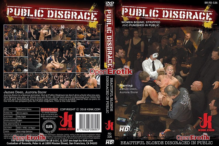 Beautiful Blonde Disgraced in Public - porn DVD Kink.com buy shipping