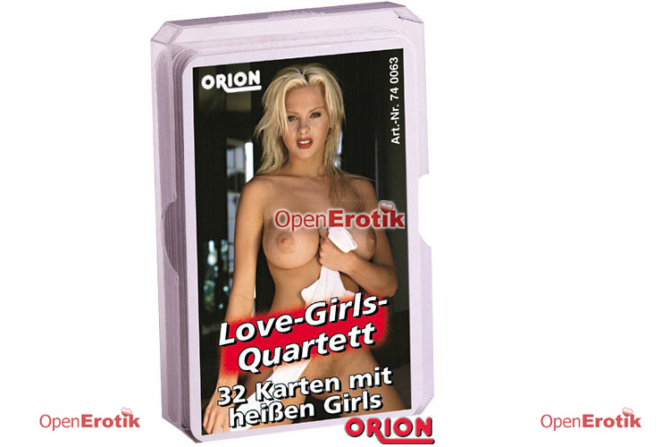 Prno Karten - Love - Girls - Quartett (Orion) Gleitmittel Kondome Dildos Sexshop Kaufen