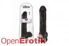 13 Inch Cock - with Balls - Black