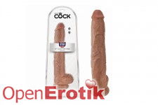 14 Inch Cock - with Balls - Tan