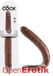 16 Inch Tapered Double - Brown (Pipedream - King Cock) 16 Inch Tapered Double - Brown (Pipedream - King Cock)