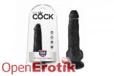 6 Inch Cock with Balls - Black