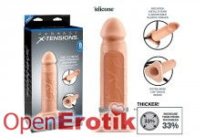 8 Zoll Silicone Hollow Extension - Flesh