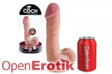Dual Density Cock with Balls - 7,5 Inch - Skin