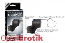 Mr. Big Cock Ring and Ball Stretcher - Black