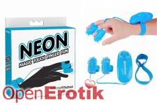 Neon Magic Touch Finger Fun - Blue