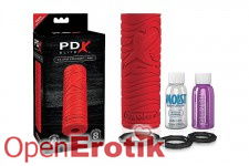 PDX Elite EZ Grip Stroker Red