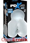 PDX Male Blow and Go Mega Stroker - Clear (Pipedream - Extreme Toyz) PDX Male Blow and Go Mega Stroker - Clear (Pipedream - Extreme Toyz)