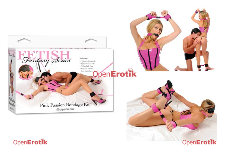 Fetish Fantasy Pink Passion Bondage Kit for Bondage Play