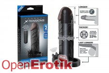 Vibrating Real Feel 2 Zoll Extension - Black