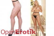 Fence Net Pantyhose - Queen Size