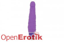Mini Silicone Classic Slim Vibrator - Purple