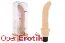 Silicone Classic G-Spot Vibrator - Nude