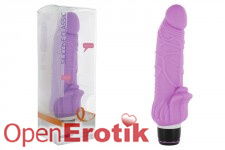 Silicone Classic Stim Vibrator - Purple