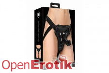 Adjustable Strap-On Harness and 5 Inch Dong - Black