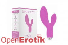 Holly - G-Spot and Clitoral Vibrator - Pink