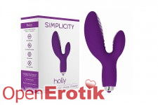 Holy - G-Spot and Clitoral Vibrator - Purple