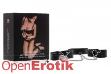 Reversible Collar with Wrist and Ankle Cuffs - Black
