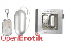 Vibrating Egg Deluxe Silver - Big Size