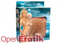 Bree Olson CyberSkin Vibrating Suction-Base Pussy and Ass