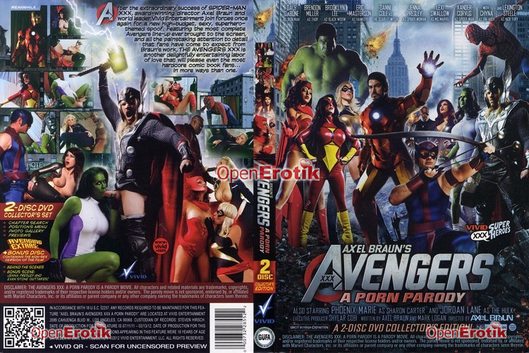 Avengers - Avengers XXX - A Porn Parody - porn DVD Vivid buy shipping