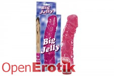 Big Jelly Vibrator  - pink