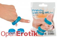 Stretchy Cock Ring Set - 3 Stück